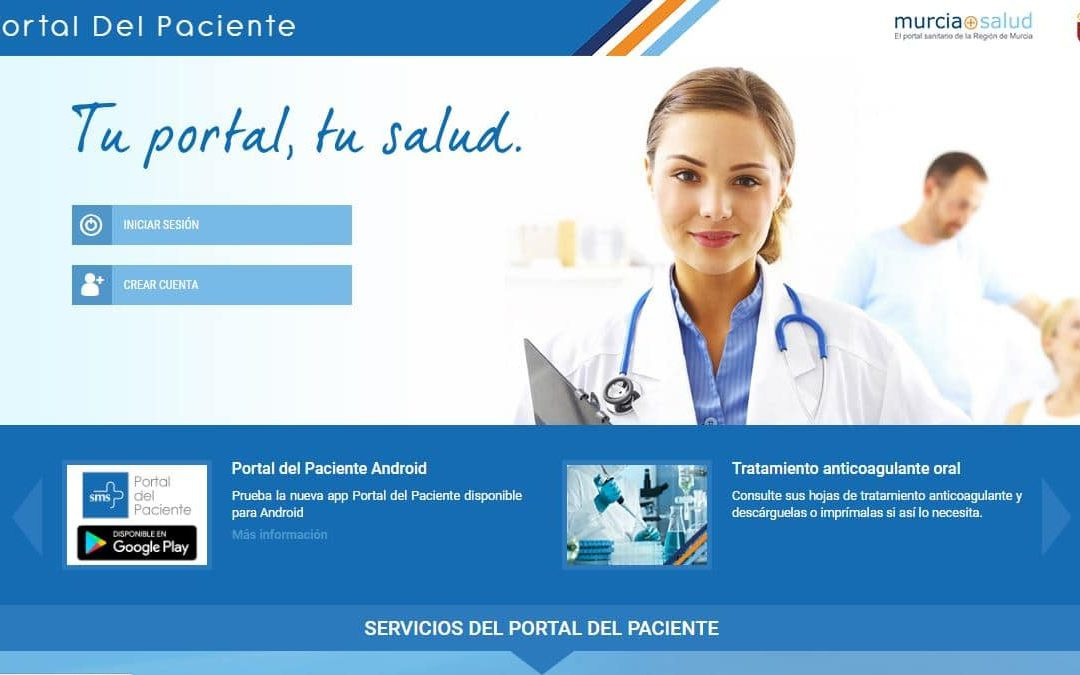 Portal del Paciente - Servicio Murciano de Salud- Ordenador-Escritorio